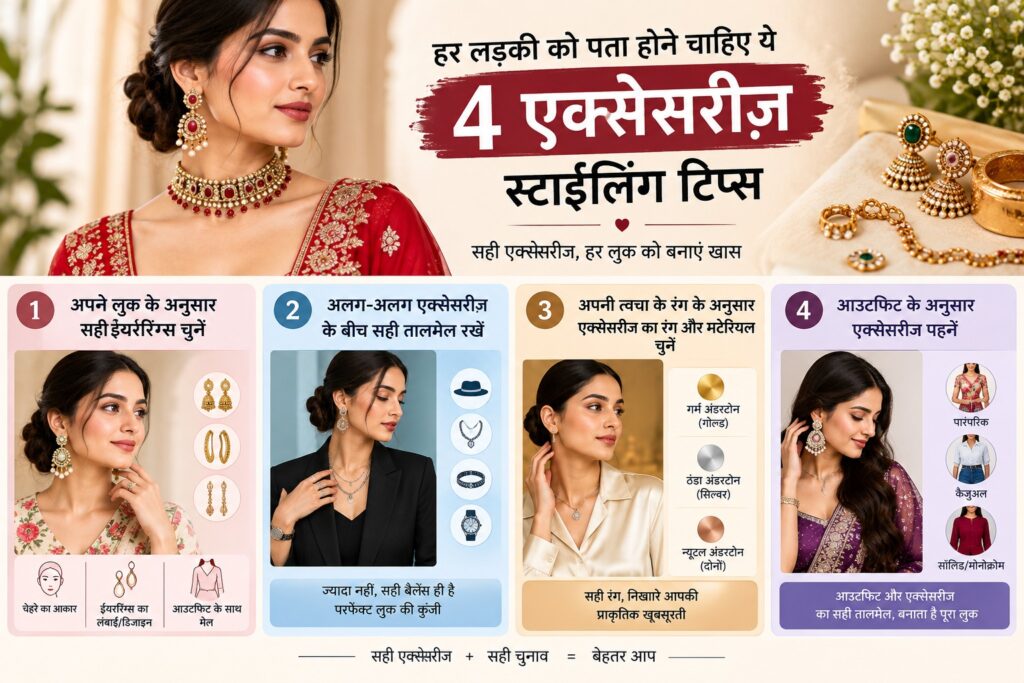 4 एक्सेसरीज़ स्टाइलिंग टिप्स