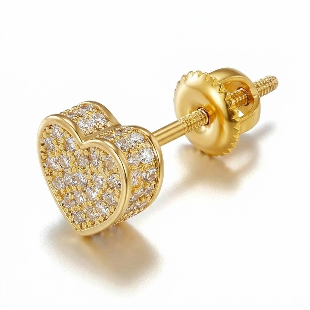 screw type earring