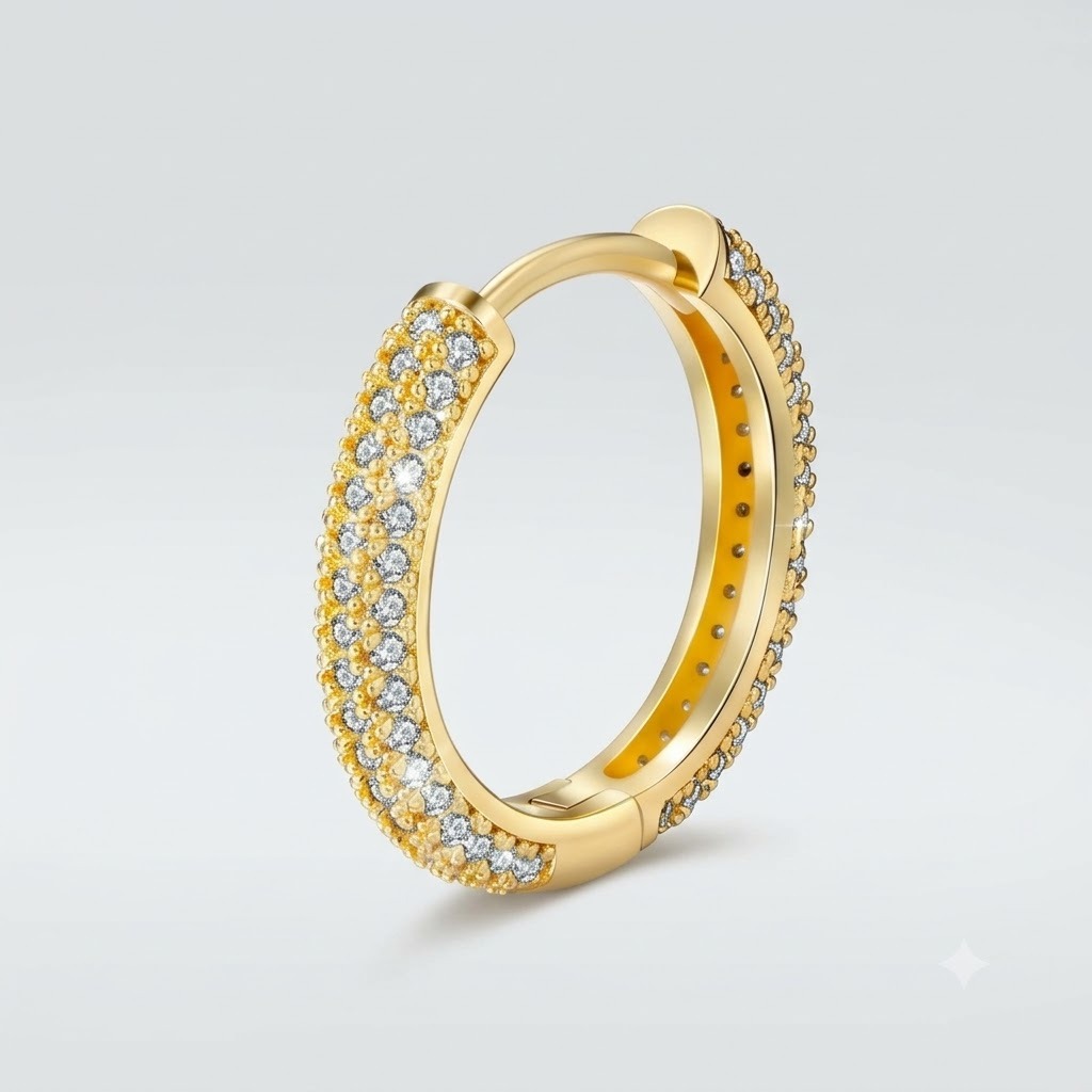 huggie hoop earring