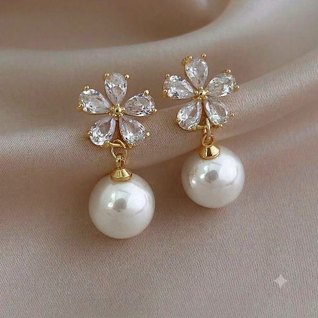 pearl drop earring