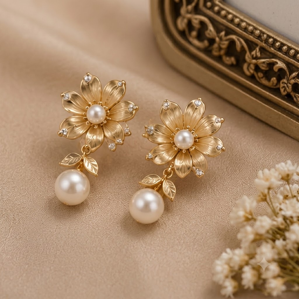 pearl drop earring